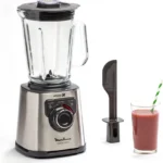 Moulinex Perfect Mix + Blender haute vitesse, 1200 W, Bol verre 2L, 3 programmes automatiques, Smoothie, Glace pilée, Nettoyage automatique