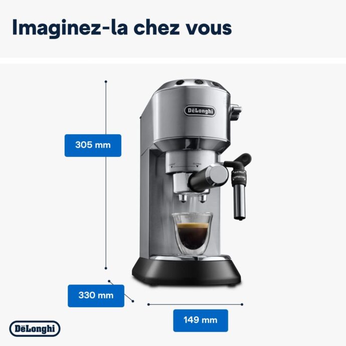 ⁦Machine à Cafe De'Longhi Dedica Style⁩ - الصورة ⁦8⁩