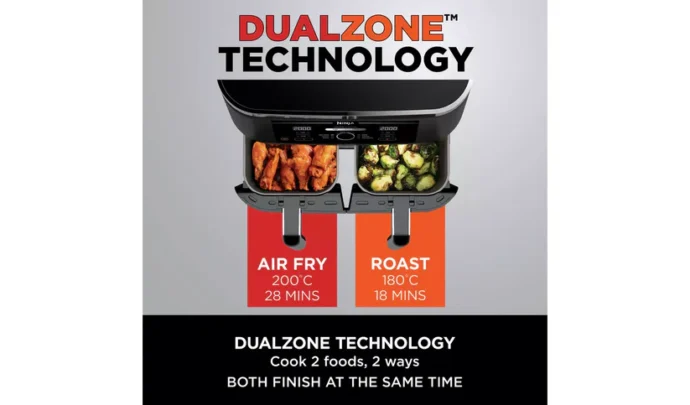 ⁦Airfryer Ninja Foodi Dual Zone 7,6L AF300EU⁩ - الصورة ⁦6⁩