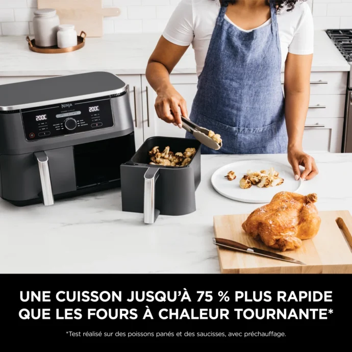 ⁦Airfryer Ninja Foodi Max Dual Zone AF400EU 9,5L⁩ - الصورة ⁦3⁩