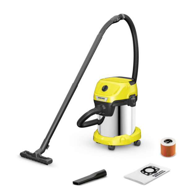 Aspirateur KARCHER Eau et Poussières WD3 INOX