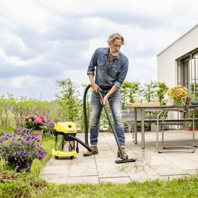 ⁦Aspirateur KARCHER Eau et Poussières WD3 INOX⁩ - الصورة ⁦2⁩