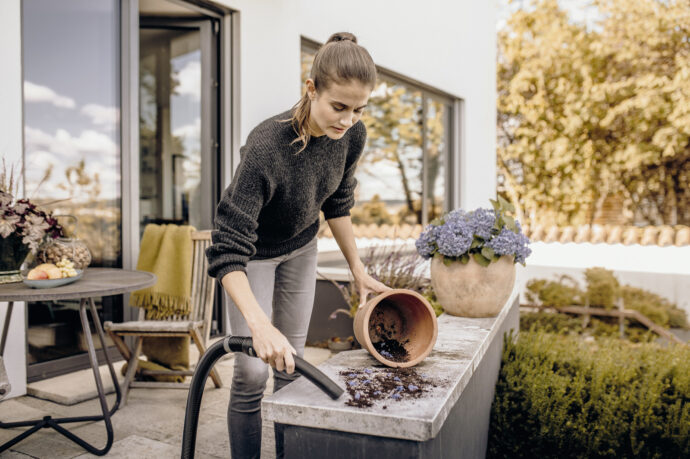 ⁦Aspirateur KARCHER Eau et Poussières WD3 INOX + Accessoires⁩ - الصورة ⁦3⁩