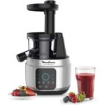 Moulinex extracteur de jus Fruits et Légumes 150W ZU420E10 Noir/ Gris