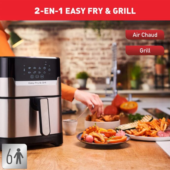 ⁦Airfryer Moulinex 4.2L DIGITAL EZ505D10⁩ - الصورة ⁦3⁩