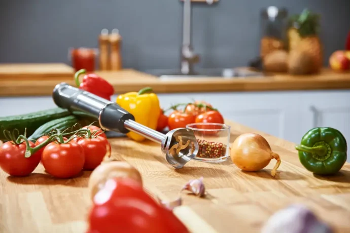 ⁦BRAS MIXEUR MOULINEX QUICKCHEF 4IN1 10 vitesses, 1000W DD65H810⁩ - الصورة ⁦4⁩