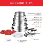 Tefal Ingenio Batterie de cuisine 20 pièces L897SK04