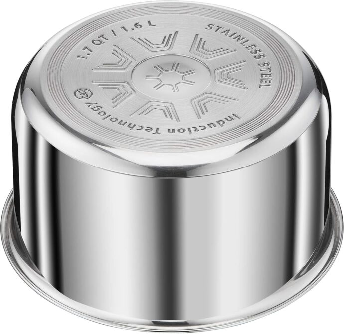 ⁦Batterie de cuisine Seb Compact Inox 20 pièces⁩ - الصورة ⁦5⁩