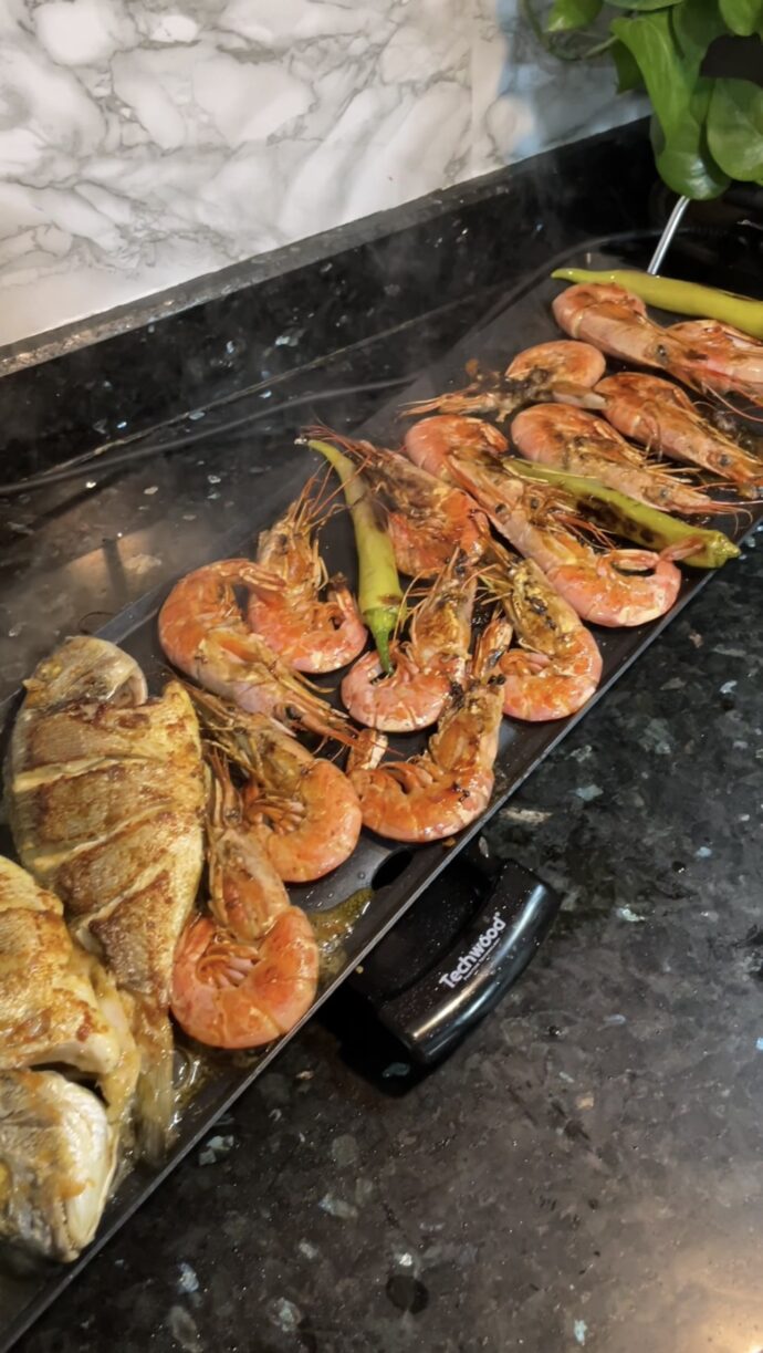 ⁦Plancha Techwood Teppan Yaki Grill Jumbo 1800w⁩ - الصورة ⁦2⁩