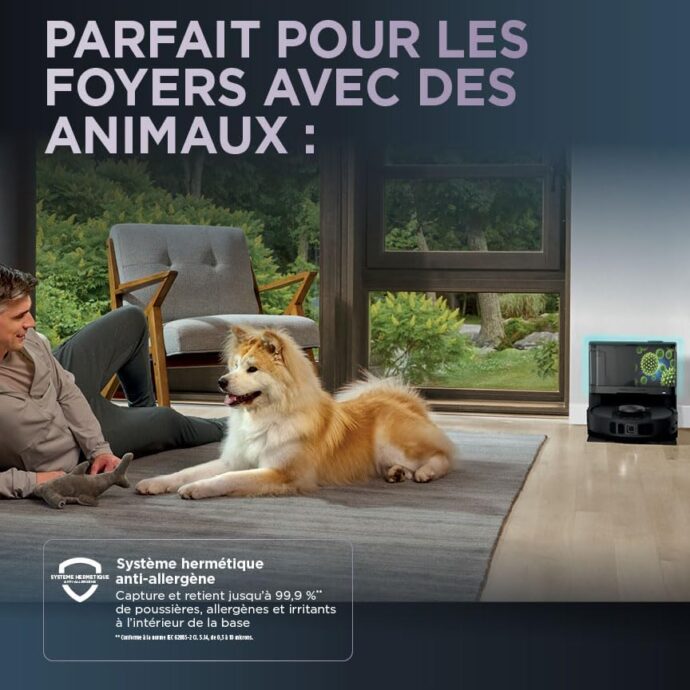 ⁦Aspirateur Robot laveur SHARK PowerDetect NeverTouch RV2800YEEU⁩ - الصورة ⁦6⁩