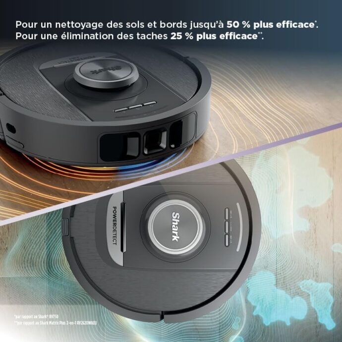⁦Aspirateur Robot laveur SHARK PowerDetect NeverTouch RV2800YEEU⁩ - الصورة ⁦4⁩