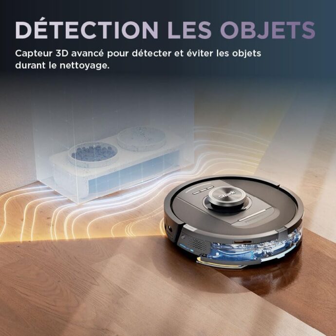 ⁦Aspirateur Robot laveur SHARK PowerDetect NeverTouch RV2800YEEU⁩ - الصورة ⁦9⁩