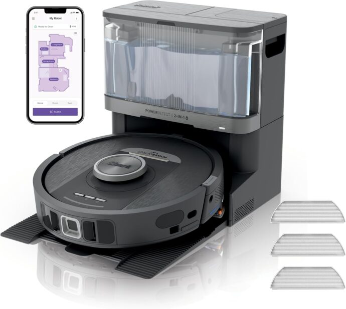 Aspirateur Robot laveur SHARK PowerDetect NeverTouch RV2800YEEU
