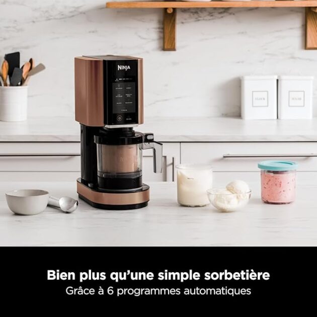 Ninja CREAMi Sorbetière & Fabrique à Desserts NC300EUCP