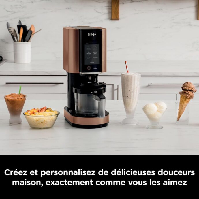 ⁦Ninja CREAMi Sorbetière & Fabrique à Desserts NC300EUCP⁩ - الصورة ⁦7⁩